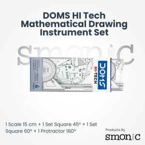 Doms Hi Tech Mathematical Drawing Instrument Set