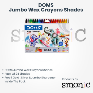 Doms   Jumbo Wax Crayons Shades