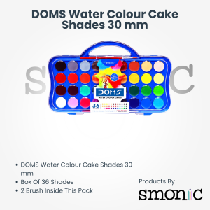 Doms Water Colour Cake Shades 30 Mm