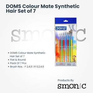 Doms Colour Mate Synthetic Hair Set Of 7