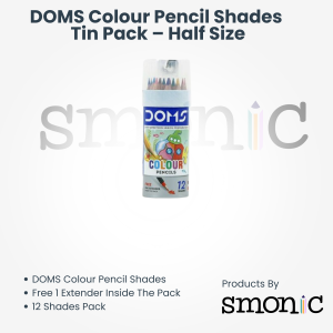 Doms Colour Pencil Shades   Tin Pack ? Half Size