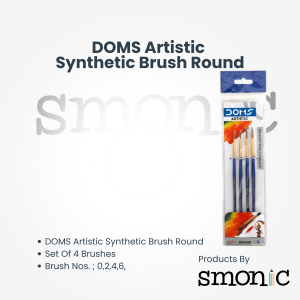 Doms Artistic Synthetic Brush Round
