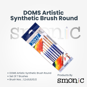 Doms Artistic Synthetic Brush Round