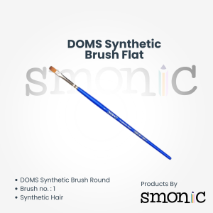 Doms Synthetic Brush Flat