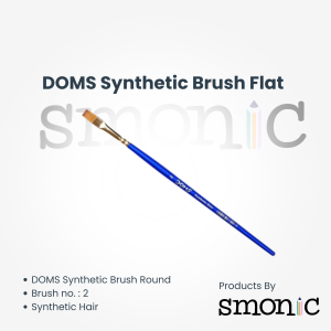 Doms Synthetic Brush Flat
