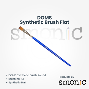 Doms Synthetic Brush Flat