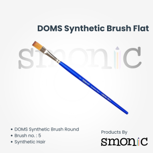 Doms Synthetic Brush Flat