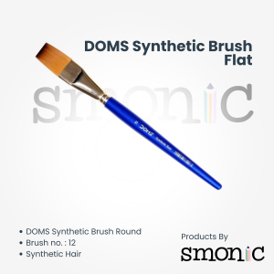 Doms Synthetic Brush Flat