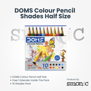 Doms Colour Pencil  Shades Half Size