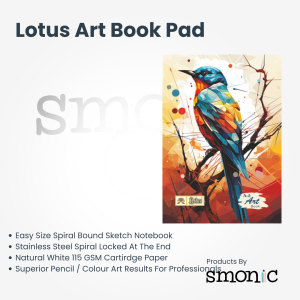 Lotus Art Book Pad