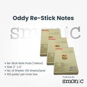 Oddy Re-Stick Notes