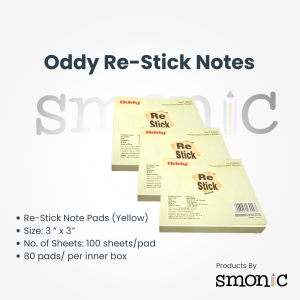 Oddy Re-Stick Notes