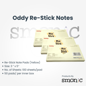 Oddy Re-Stick Notes