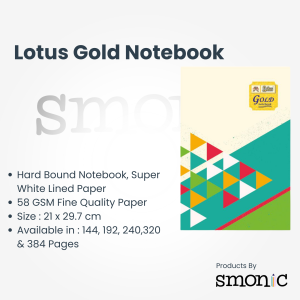 Lotus Gold Notebook