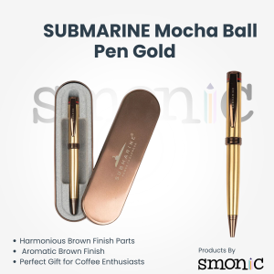 Submarine Mocha Ball Pen Gold