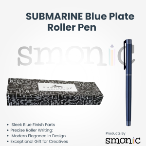 Submarine Blue Plate Roller Pen