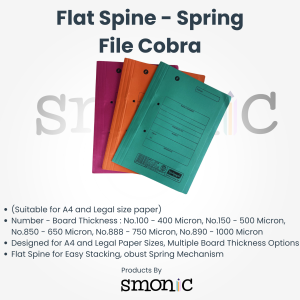 Flat Spine - Spring File Cobra