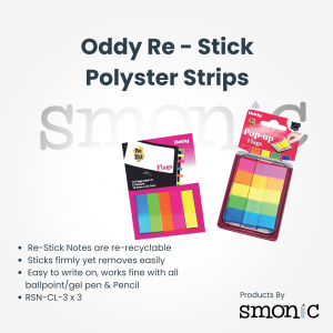 Oddy Re - Stick Polyster Strips