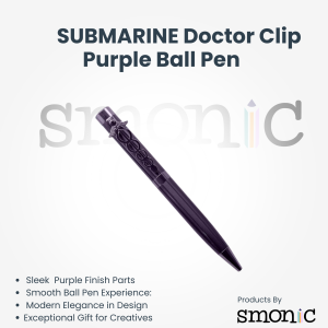 Submarine Doctor Clip Purple Ball Pen