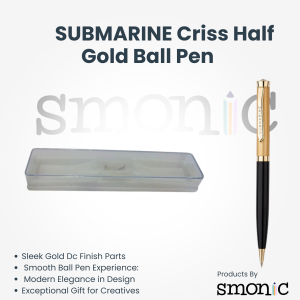Submarine Criss Half Gold Ball Pen