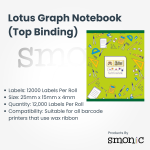 Lotus Graph Notebook (Top Binding)
