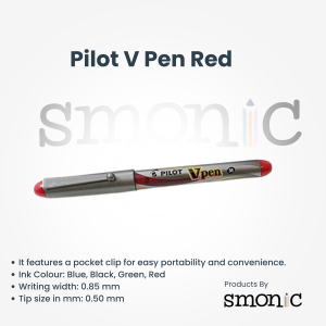 Pilot V Pen Red