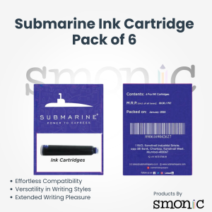 Submarine Ink Cartridge Pack Of 6