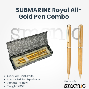 Submarine Royal All-Gold Pen Combo