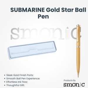 Submarine Gold Star Ball Pen