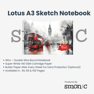 Lotus A3 Sketch Notebook