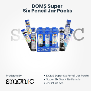 Doms Super Six Pencil Jar Packs