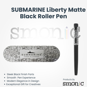 Submarine Liberty Matte Black Roller Pen