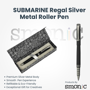 Submarine Regal Silver Metal Roller Pen