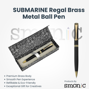 Submarine Regal Brass Metal Ball Pen