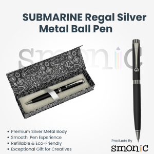 Submarine Regal Silver Metal Ball Pen