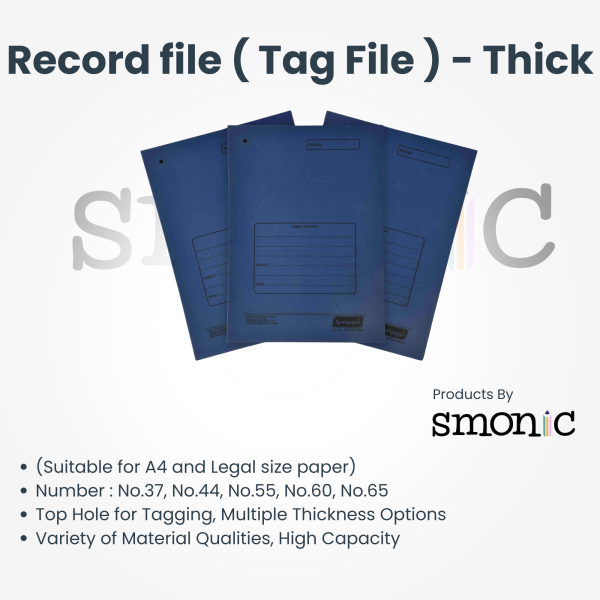 Tag File Size Record File ( Tag File ) – Thick – Smonic Stationary Online