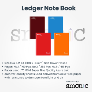 Ledger Note Book