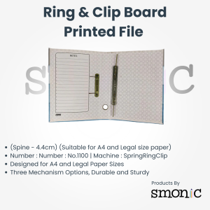 Ring & Clip Board Printed File