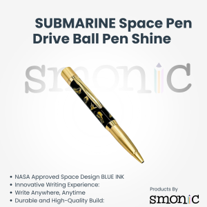 Submarine Space Pen Drive Ball Pen Shine