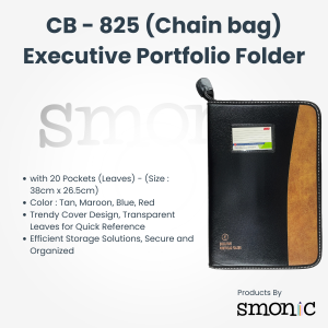 Cb - 825 (Chain Bag) Executive Portfolio Folder