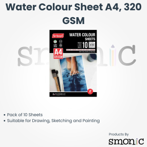 Water Colour Sheet A4, 320 Gsm