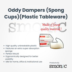Oddy Dampers (Spong Cups)(Plastic Tableware)