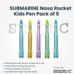 Submarine Nasa Rocket Kids Pen Pack Of 5
