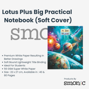 Lotus Plus Big Practical Notebook (Soft Cover)