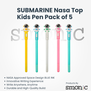 Submarine Nasa Top Kids Pen Pack Of 5