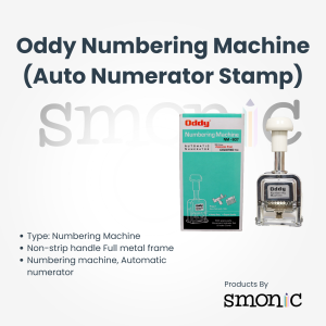 Oddy Numbering Machine (Auto Numerator Stamp)