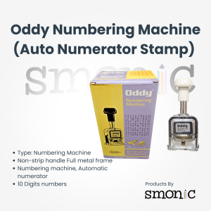 Oddy Numbering Machine (Auto Numerator Stamp)