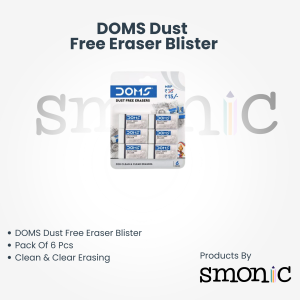 Doms Dust Free Eraser Blister