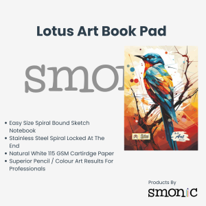 Lotus Art Book Pad