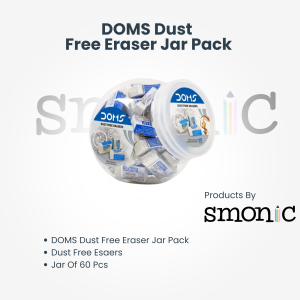 Doms Dust Free Eraser Jar Pack